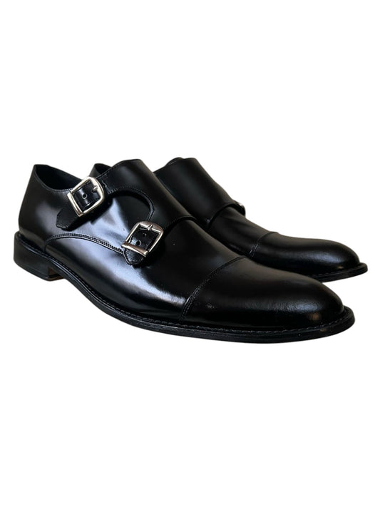 Giovani 930 Monkstrap negro camaleón.