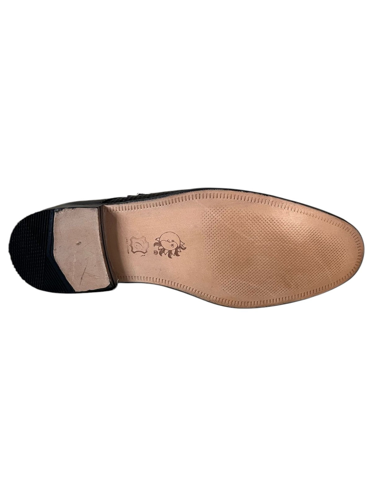 Giovani 930 Monkstrap negro entretejido