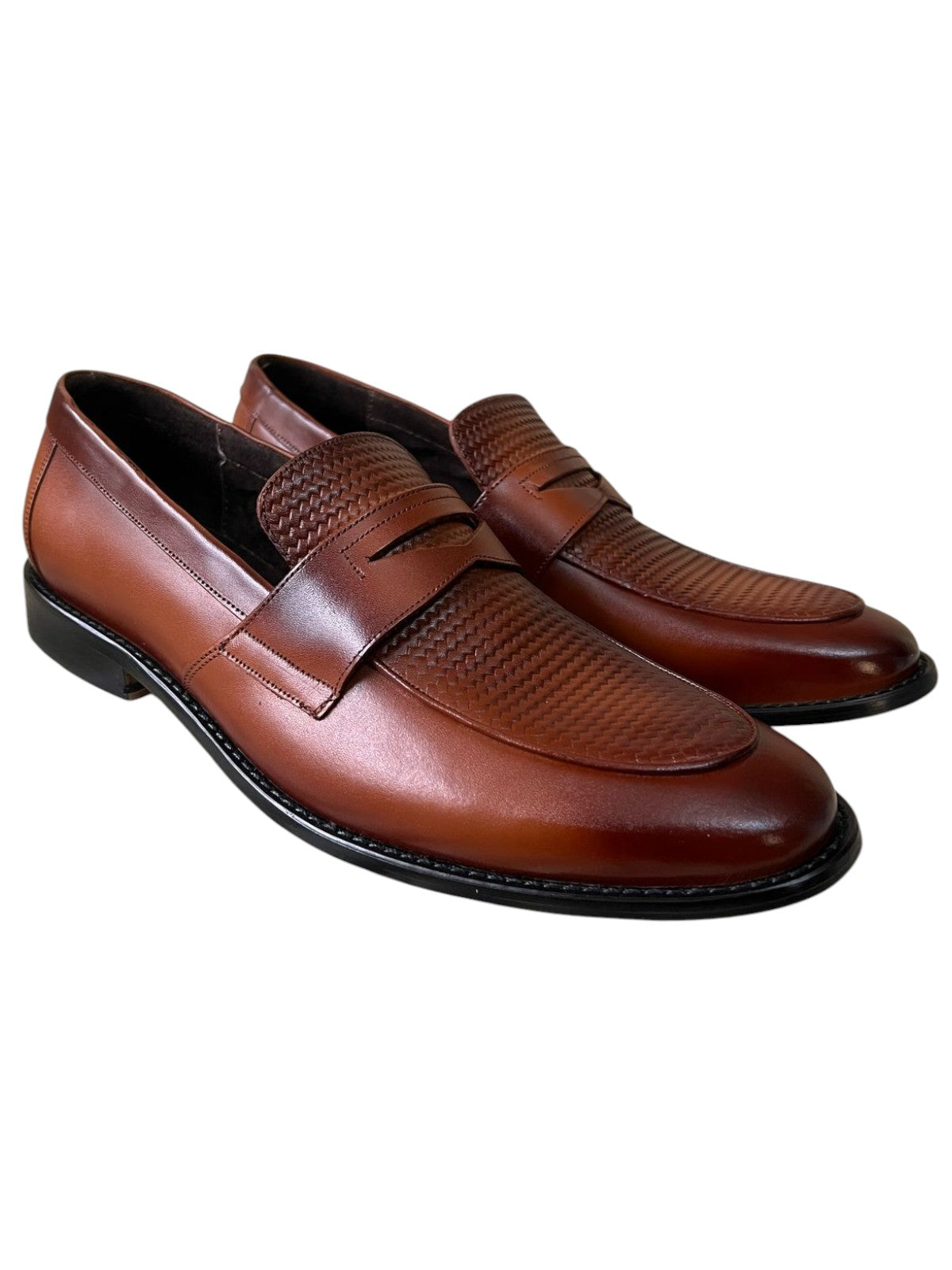 Giovani 336 Mocasín miel entretejido