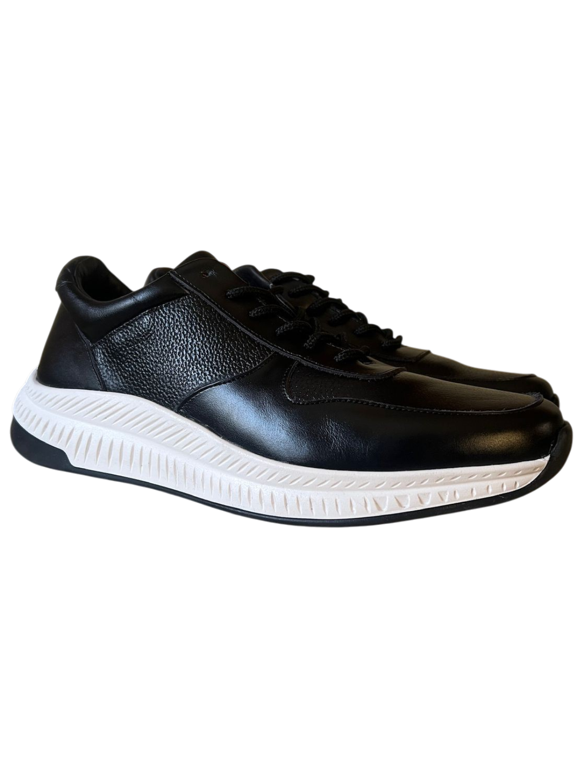 Poka Mother s100 Tenis Negro Piel