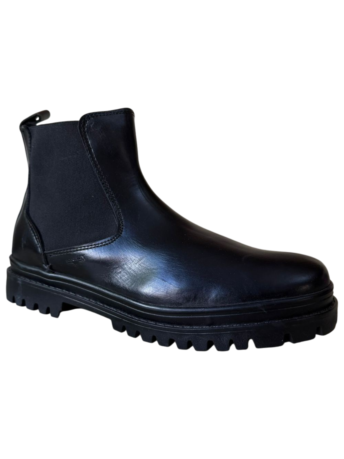Eccoflex 8000 Botin Negro Brillante