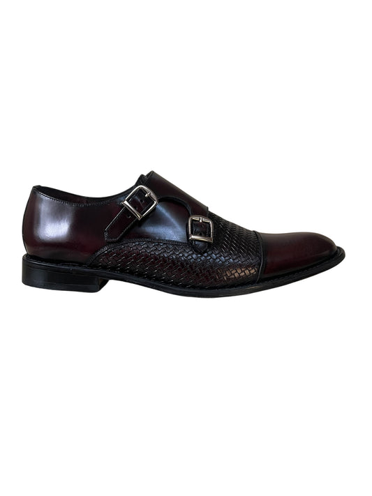 Giovani 930 Monkstrap Vino Entretejido