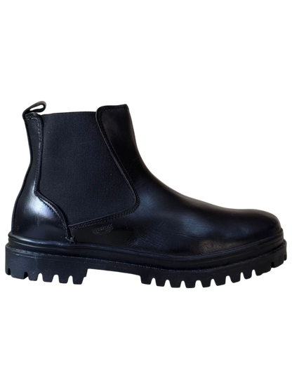 Eccoflex 8000 Botin Negro Brillante
