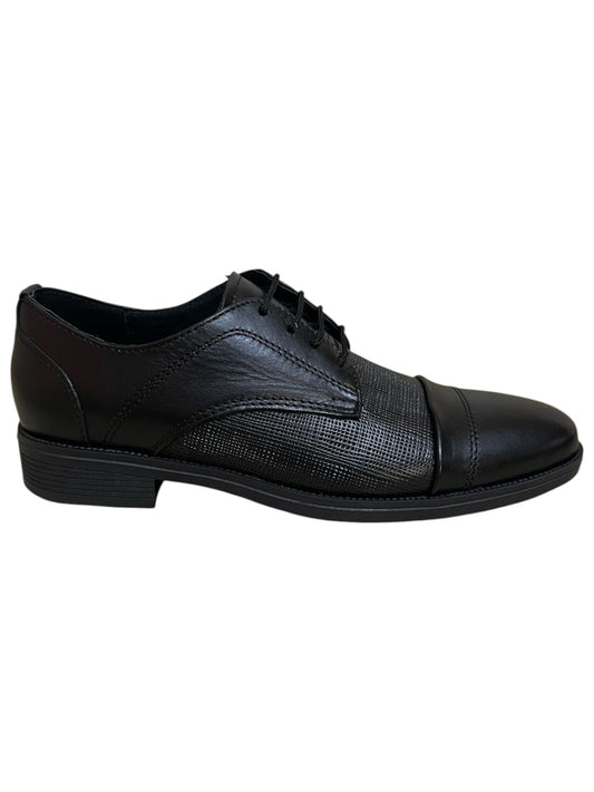 Elegancy 614 Zapato Negro Lineas