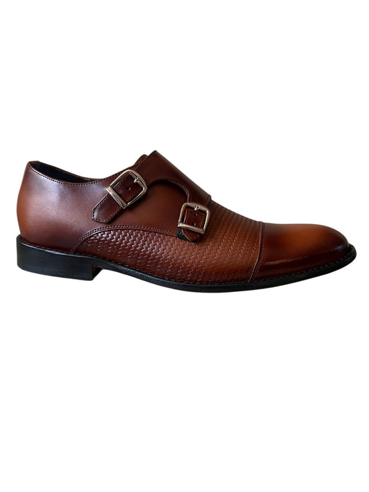 Giovani 930 Monkstrap Miel Entretejido.