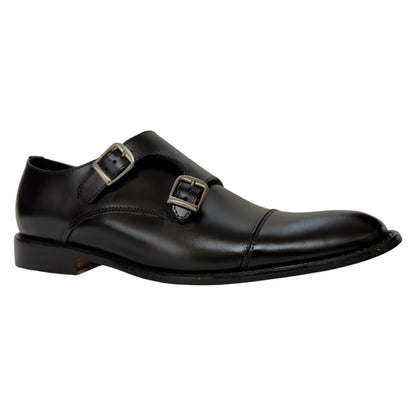 Giovani 930 Monkstrap Negro Camaleón