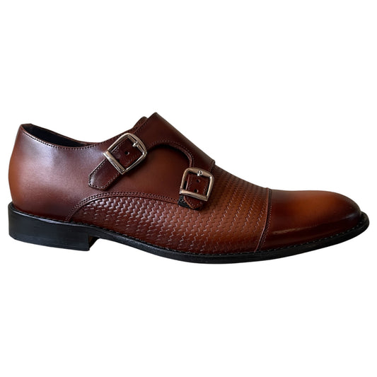 Giovani 930 Monkstrap Miel Entretejido.