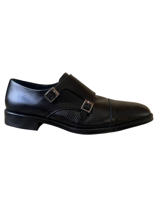 Viakentto 961 Monkstrap Negro Nápoles