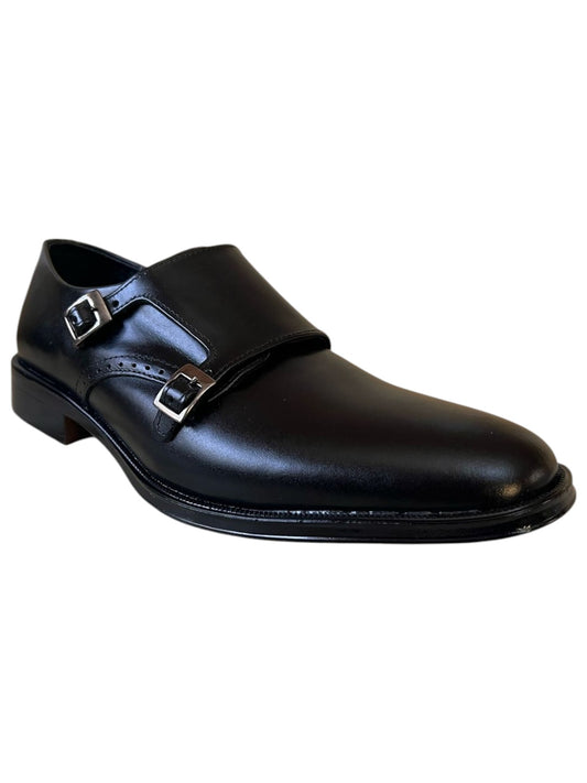 Viakentto 929 Monkstrap negro nápoles